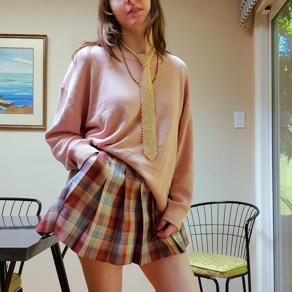 Rose Everlane Crewneck Sweater